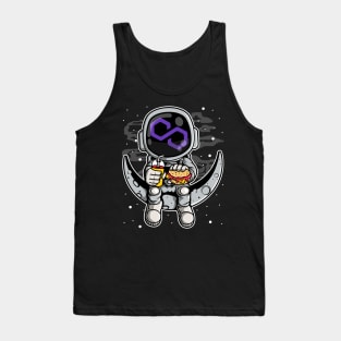 Astronaut Fastfood Polygon Matic Coin To The Moon Crypto Token Cryptocurrency Wallet Birthday Gift For Men Women Kids Tank Top